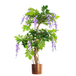 18cm Leaf Modern Planter Copper