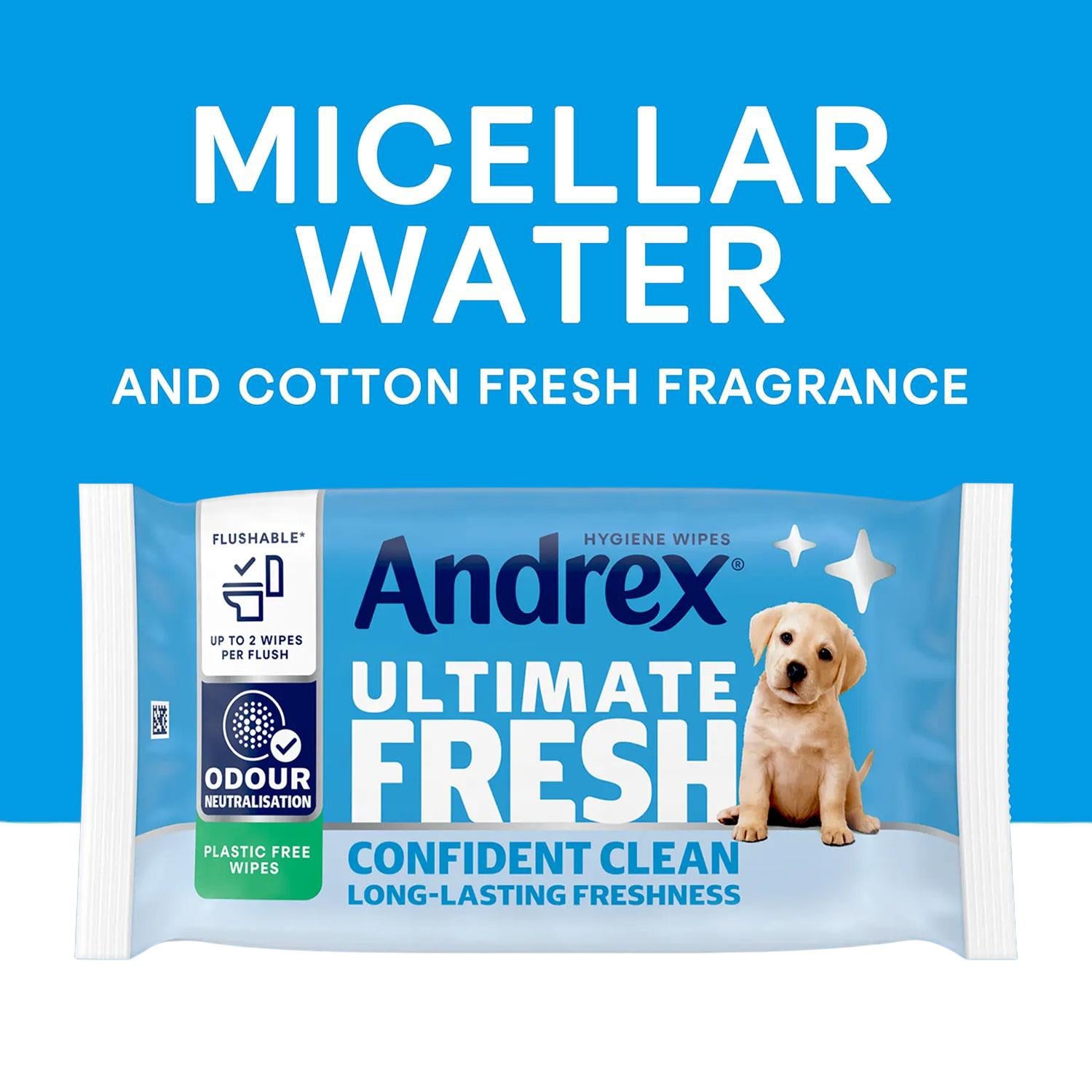 Washlets Confident Clean Flushable & Biodegradable Toilet Wipes