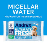 Washlets Confident Clean Biodegradable & Flushable Toilet Wipes, 2Pk