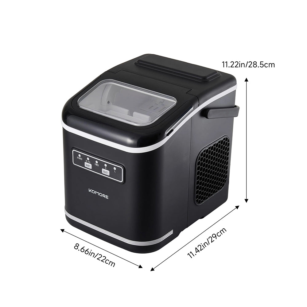 Living and Home 12kg/24h Ice Maker With Handle