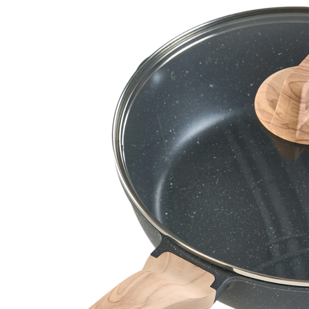 7pcs Nonstick Cookware Set | Grey