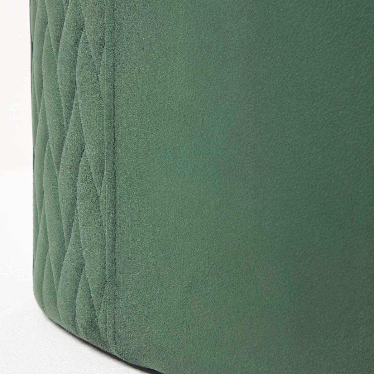 Arundel Heart-shaped Velvet Footstool With Storage | Green