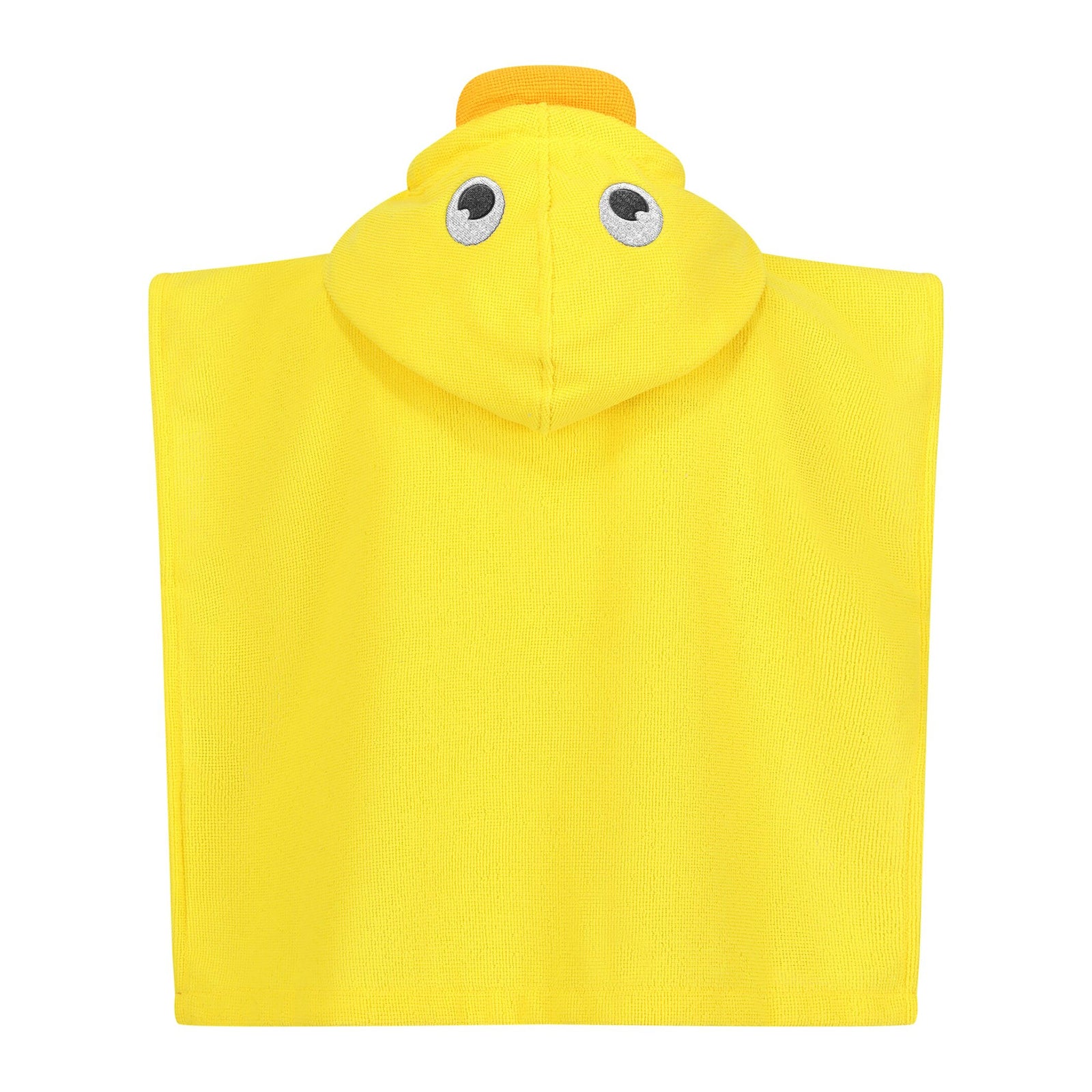 Childrens/kids Pebbles The Duck Hooded Towel | 1-3 Years | Yellow