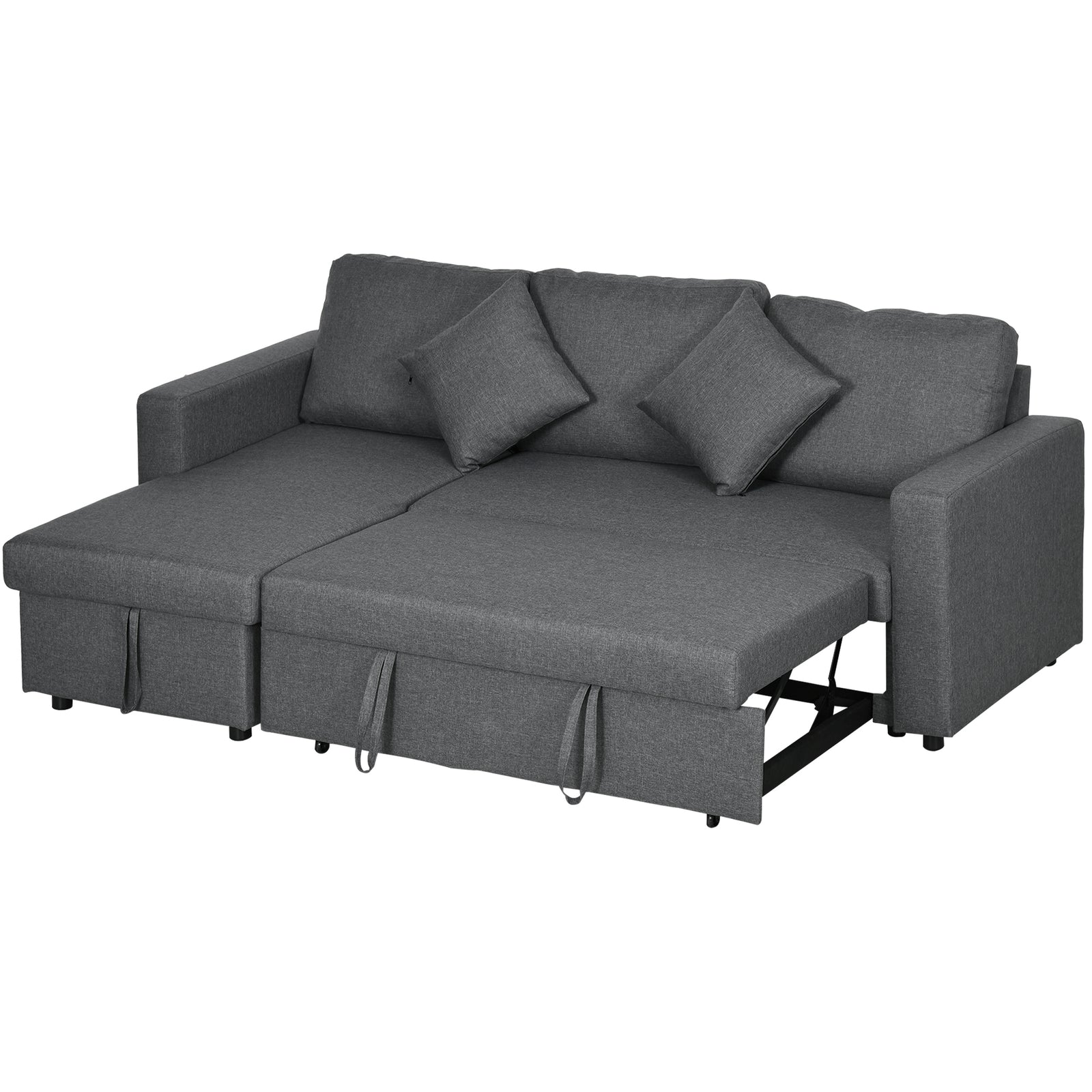 Corner Sofa Bed With Storage 3 Seater Pull Out Sofa Bed