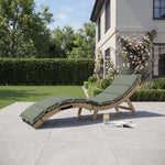 Solara Curve Sun Lounger | Green