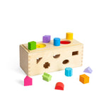 10pc Wooden Mystery Box Shape Sorter