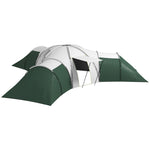 Large Camping Tent With Bedroom, Living Area, Porch For 6-9