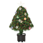 2ft Pre-lit Artificial Fibre Optic Christmas Tree