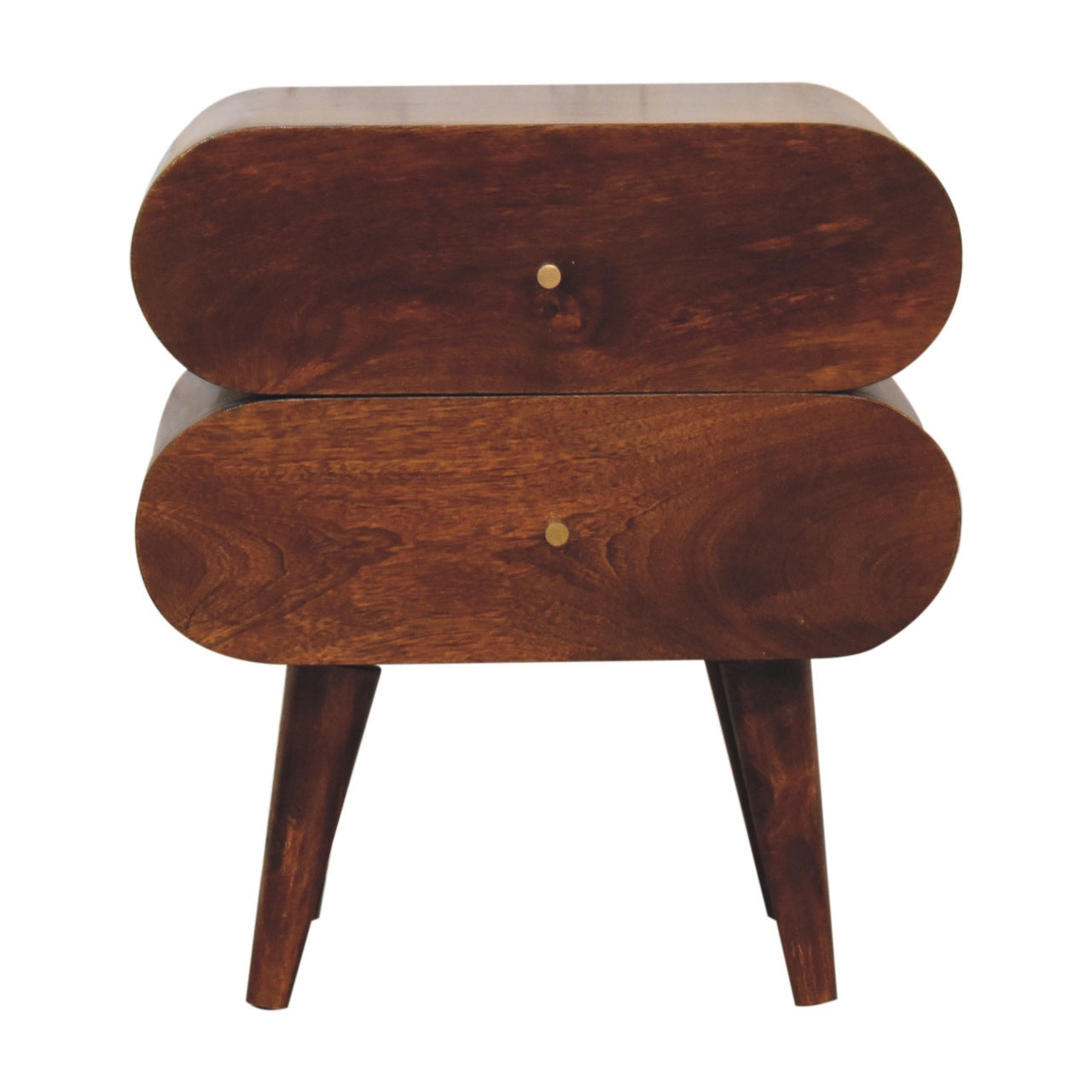 Solid Wood Bubble Chestnut Bedside