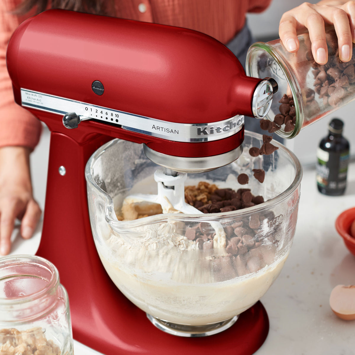175 Artisan Stand Mixer With Premium Accessories | Empire Red