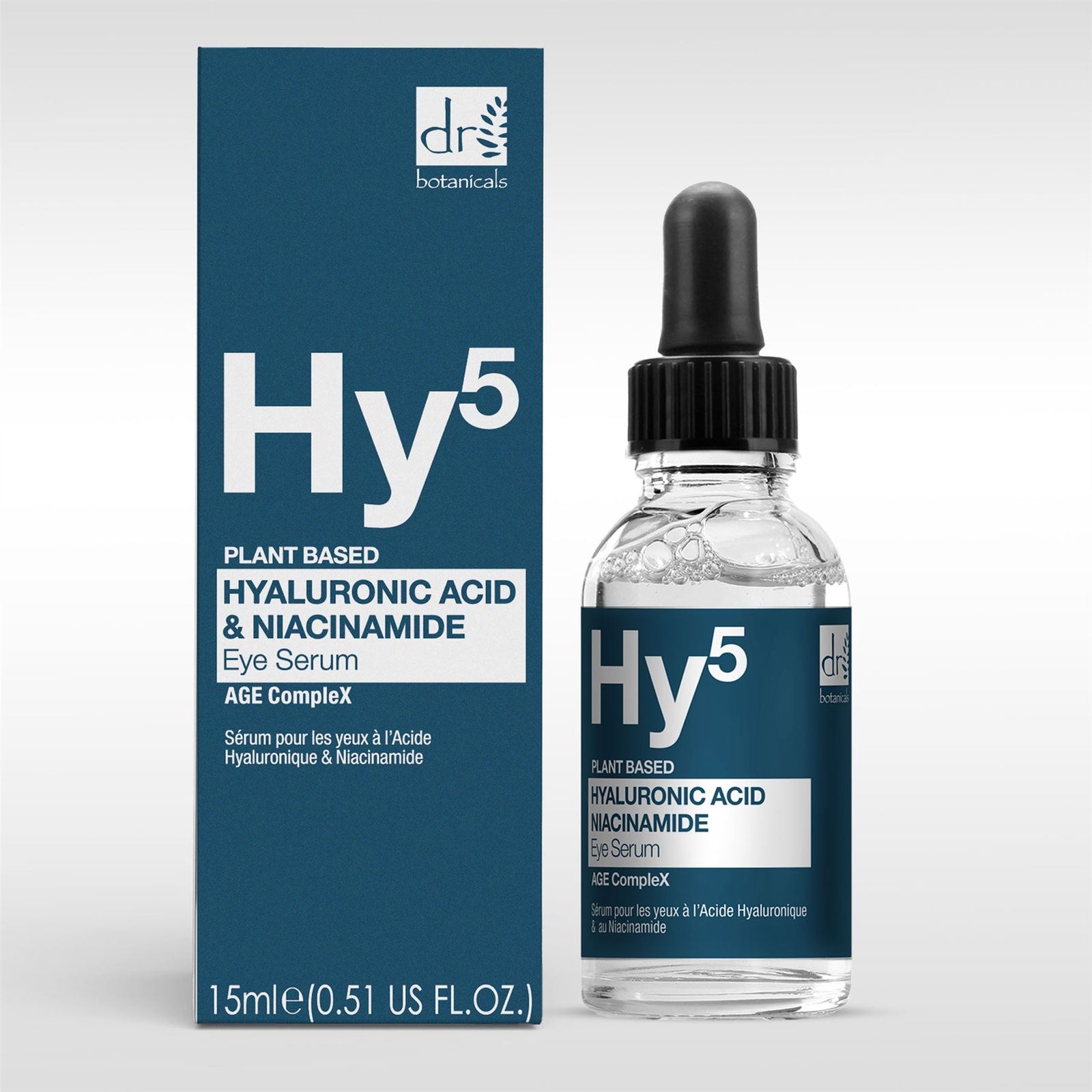 Hyaluronic Acid 5% & Niacinamide 5% Anti-ageing Eye Serum 15ml For Plumping And Moisturising