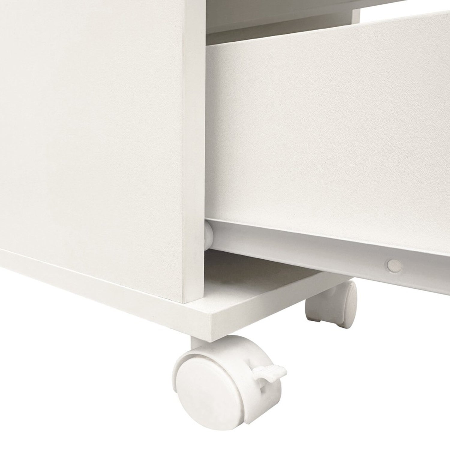 HYGRAD BUILT TO SURVIVE Slim Narrow Bathroom Storage Cabinet On Wheels – 3 Drawer Toilet Roll Holder Unit
