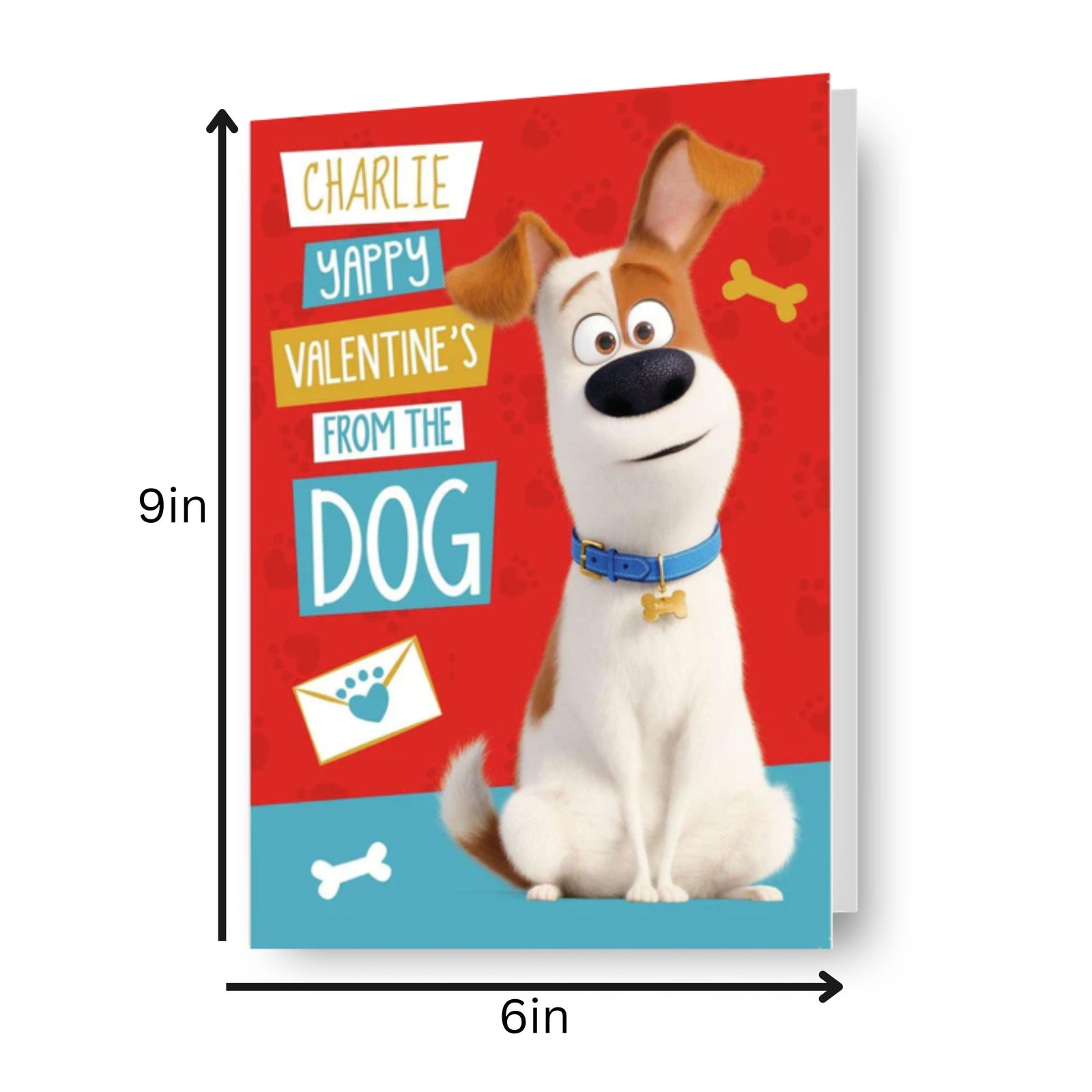Personalised Valentine's Day Card 'from The Dog' Official Product