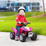 Honda Licensed Kids Electric Quad Bike 6v Atv Ride On 1.5-3 Years | Pink