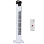 Led Tower Fan With Oscillation 3 Speed 3 Mode | One Size | White