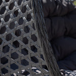Alston Double Garden Hanging Egg Chair | Dark Grey