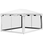 Party Tent Waterproof Garden Gazebo Canopy Cover Shade | White