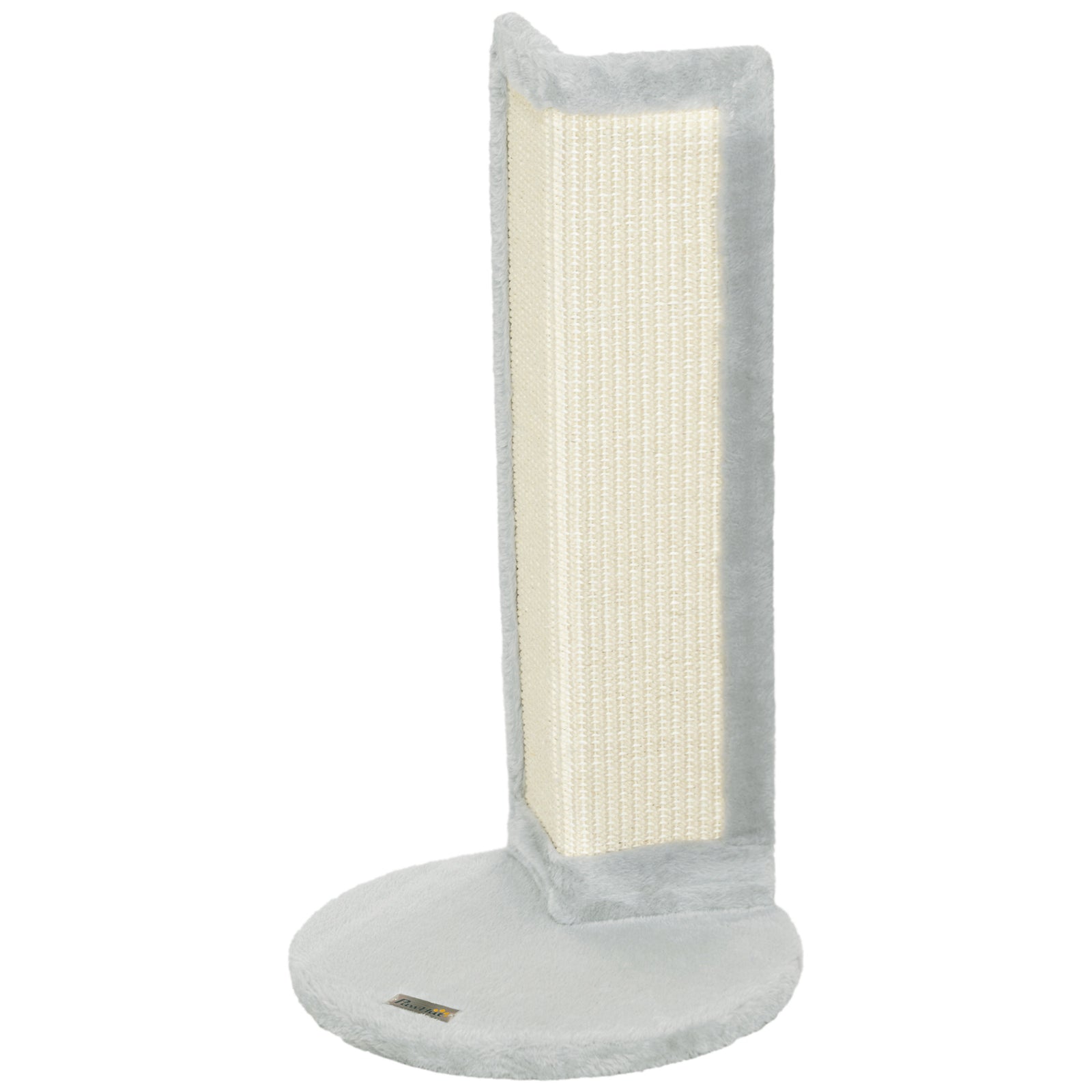 56cm Corner Cat Scratching Post With Sisal Scratching Pad, Grey