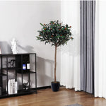 120cm/190cm Tall Artificial Olive Tree Decorative Plant In Planter | Small