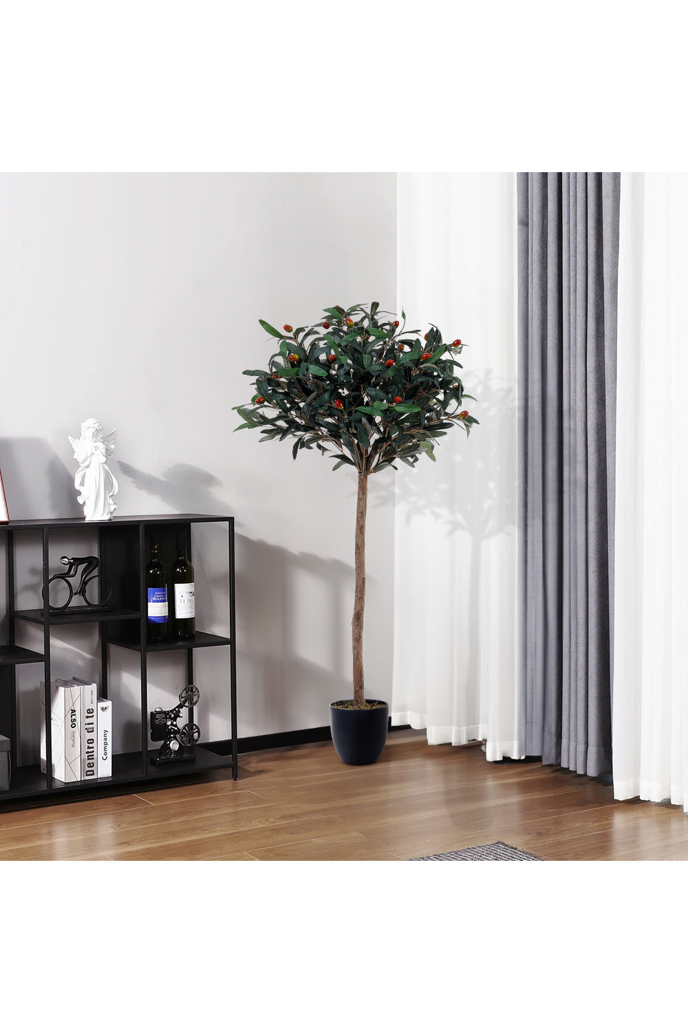 120cm/190cm Tall Artificial Olive Tree Decorative Plant In Planter | Small