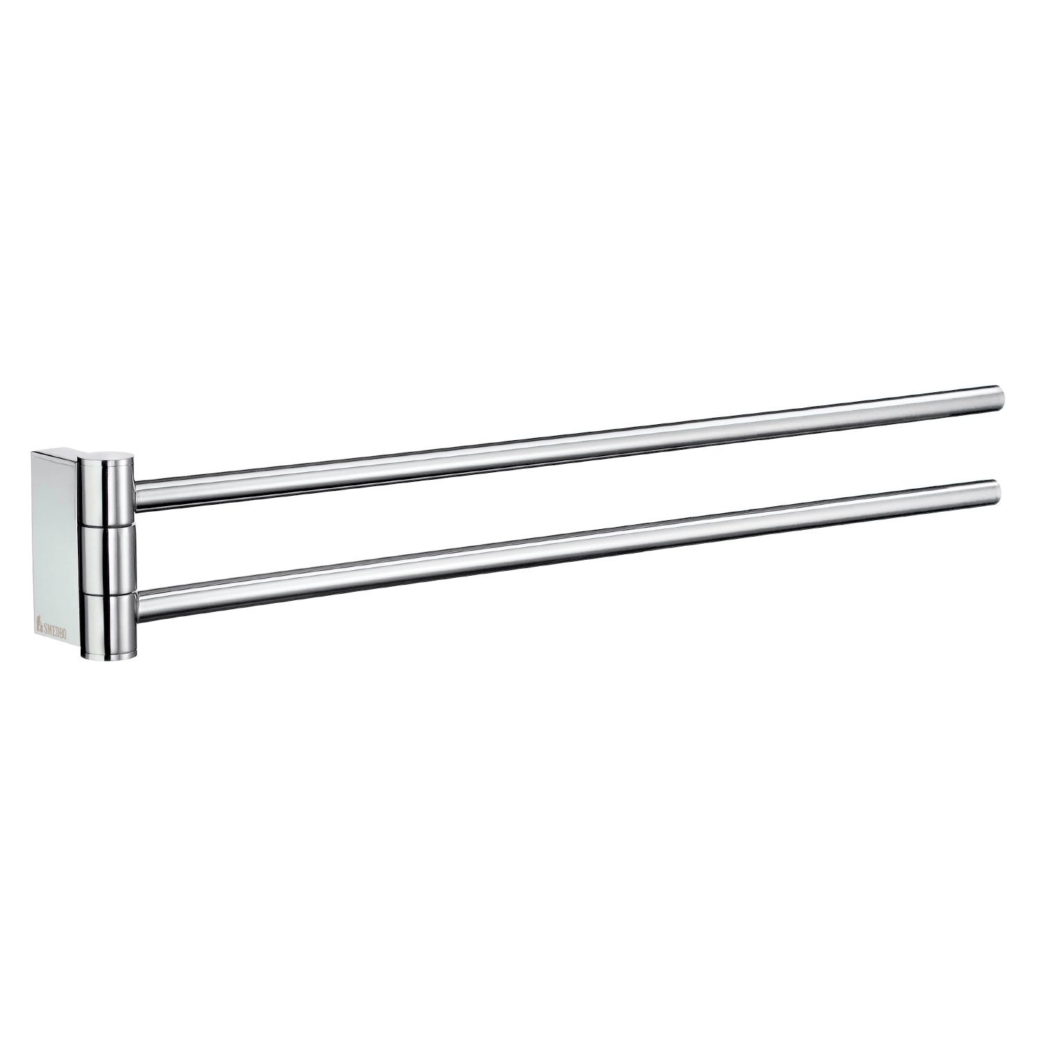 Polished Chrome Swing Arm Towel Rail Wall Mounted Storage | Polished Chrome