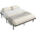 Bed Frame With Underbed Storage, No Box Spring Needed | King | Black