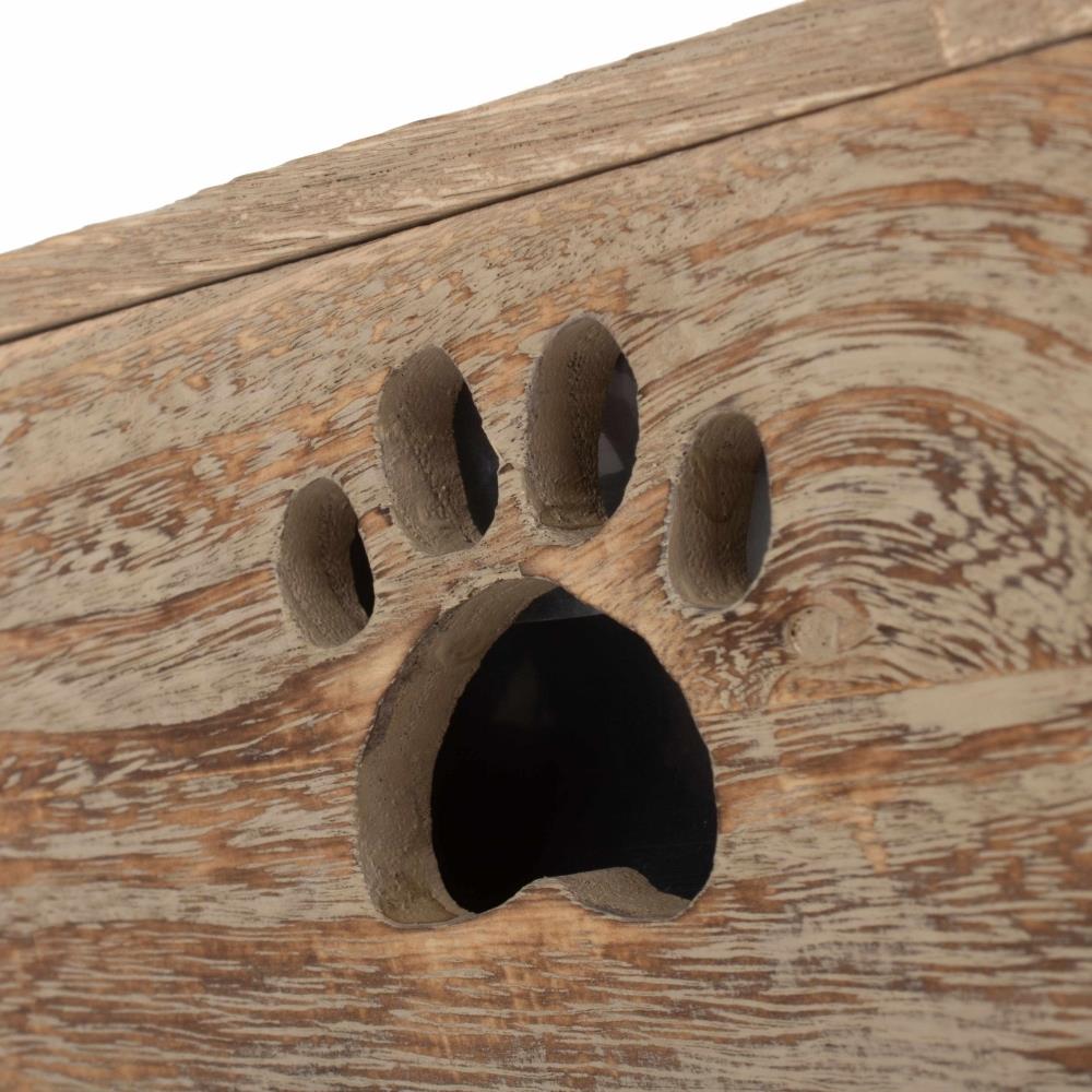 Wooden Dog Treat Box