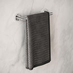 Towel Rail, Silver Gloss, Wall-mounted, 30 Cm. Collection Kubic