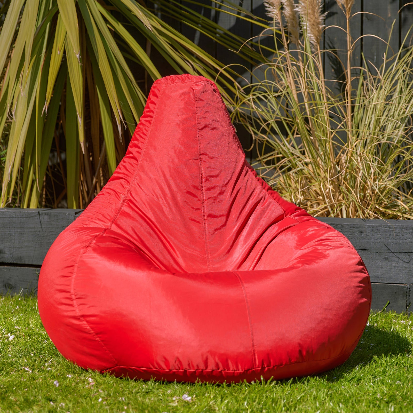 Recliner Indoor Outdoor Bean Bag Chair | Red
