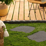 Rubber Garden Stepping Stones - Natural Stone | Set of 1 | Grey