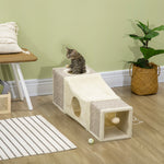 PawHut Cat Tunnel, Cat Play Tube For Indoor Kittens, Puppies, Rabbits