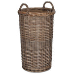 Wicker Antique Wash Umbrella Stand | Large | Brown