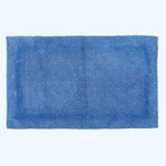 Luxury Reversible Cotton Bath Mat | 70 x 120cm | Cobalt Blue
