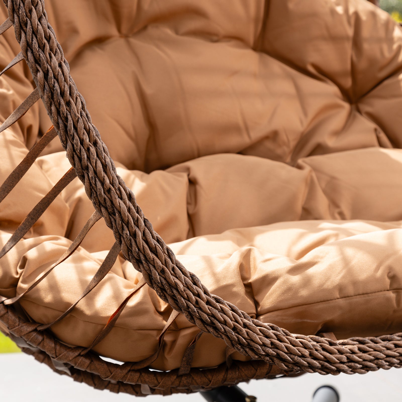 Risborough Swing Egg Pod Chair | Brown