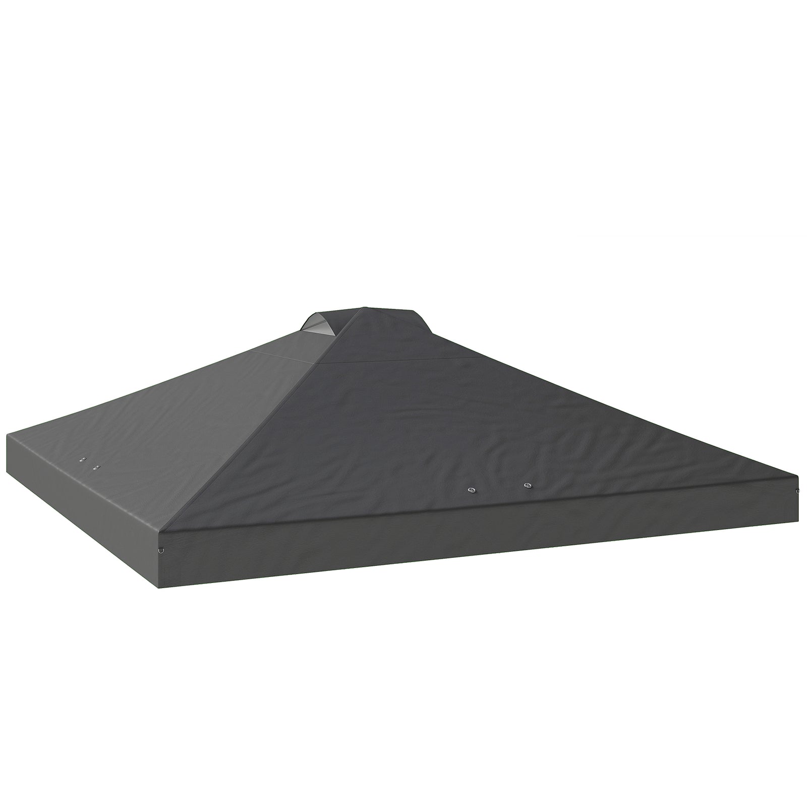 Gazebo Roof Replacement Uv50+ Waterproof 3x3(m) | Dark Grey