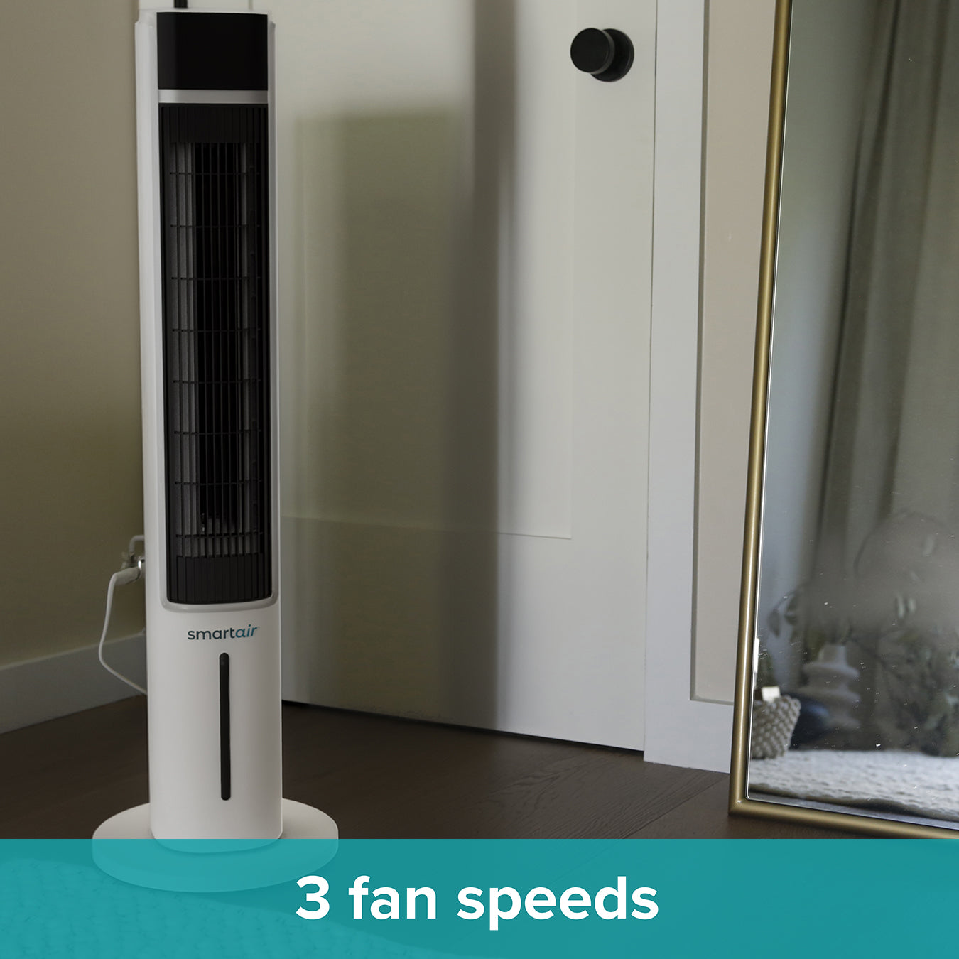 SmartAir Speedi Chill 3-in-1 Oscillating Tower Fan, Evaporative Air Cooler and Air Purifier