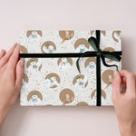 Christmas Gift Wrap, 4 Sheet 4 Tag, Official Product