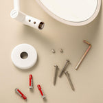 Wall Magnifying Mirror, Brushed Gold Pvd Architect Sp (x5)