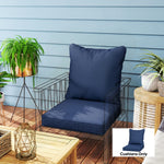 Cushion Set With Seat & Back Pad, Cushion Only | Blue