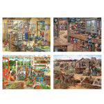 4 X 500 Piece - Time To Potter 500 Piece Jigsaw Puzzles - Multi Pack