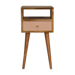 Solid Wood Mini Blush Hand Painted Bedside