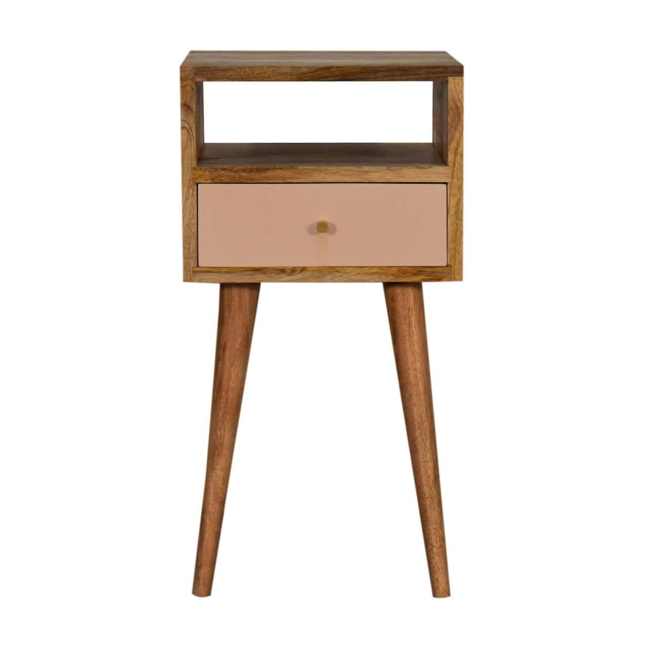 Solid Wood Mini Blush Hand Painted Bedside