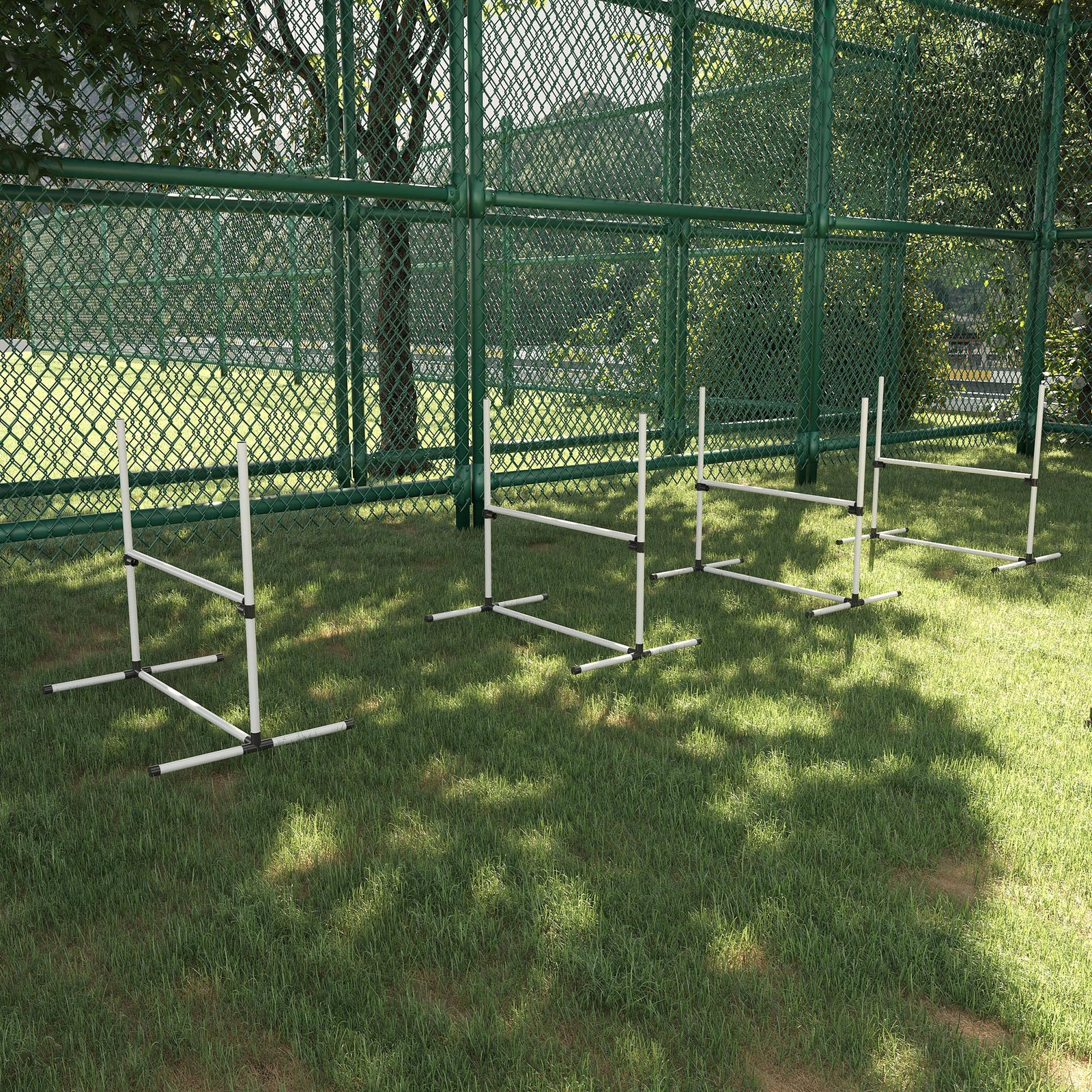 Canine Agility Set Dog High Jump Training Exercise Obstacles Set