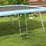 2 Steps/3 Steps Galvanised Steel Trampoline Ladder Climbing | Medium | Silver