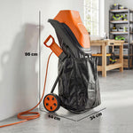 Outsunny 2500w Electric Wood Chipper With 45l Collection Bag