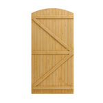 90cm W X 150/180/210cm H Semi Braced Arch Top Strong Wooden Garden Gate | 150cm