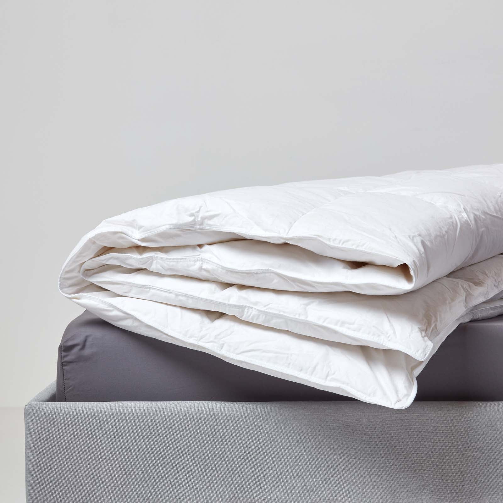 Goose Feather And Down 13.5 Tog Winter Duvet | Super King | White
