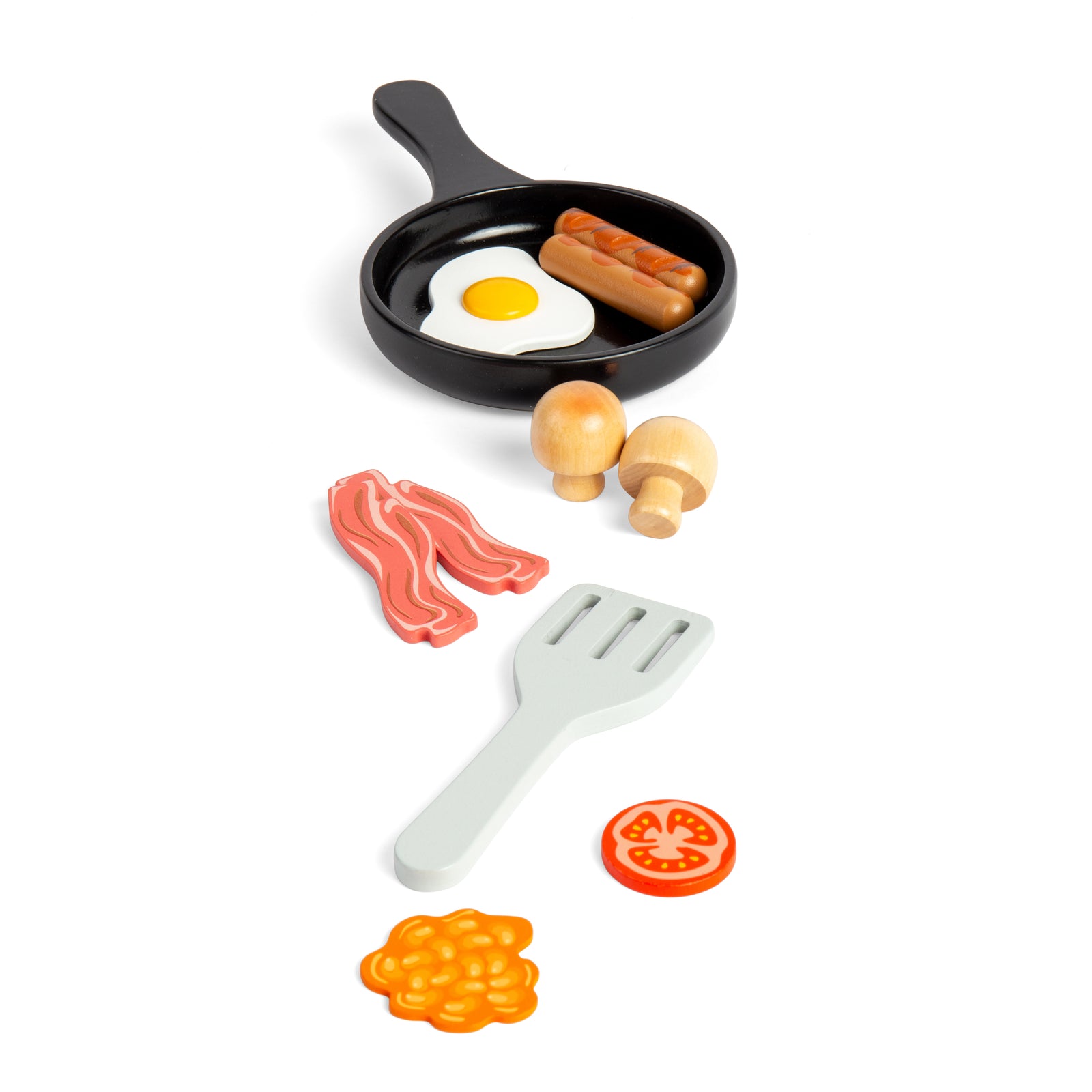 Bigjigs Toys Breakfast Fry Up Wooden Food Set