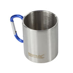 Great Outdoors Steel Karabiner Mug/cup | One Size | Silver