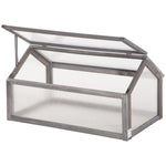 Wood Cold Frame Greenhouse For Plants | Gray